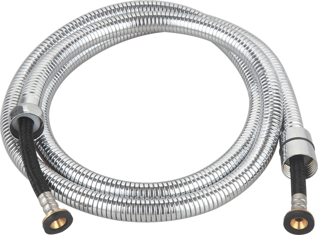 BY1-005          ∮13.8mm. 1.50M不锈钢加密妇洗管.PVC内管(镀铬)