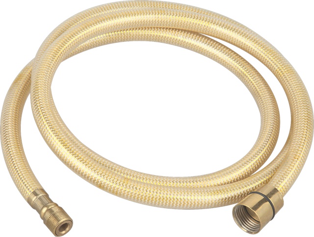 BY3-004          ∮13mm. 1.50M.Gold plastic covered drawpipe (gold)